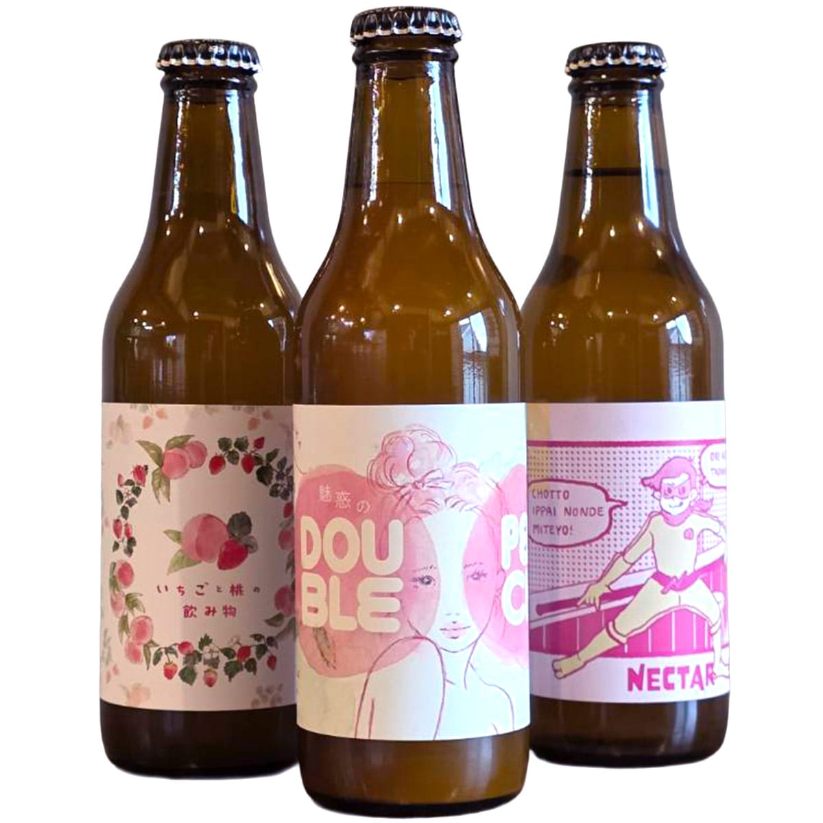 【MallikaBrewing】3種桃のビール6本セット(334ml×6)