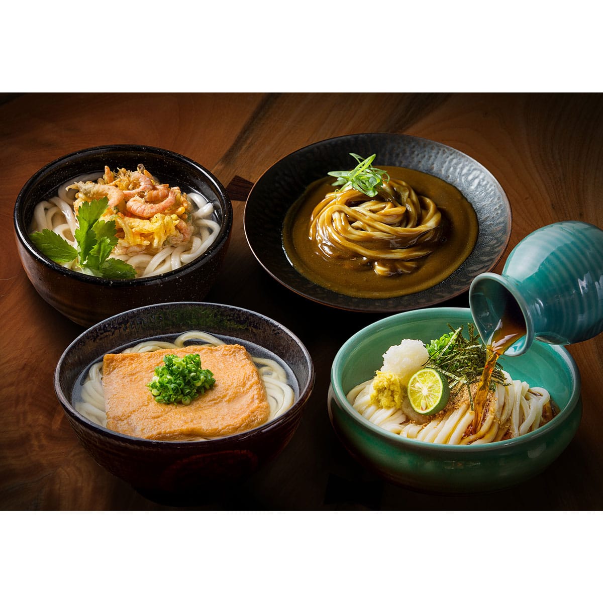 6月末までのお届け＞【うどん本陣山田家】冷凍讃岐うどん4種の味の