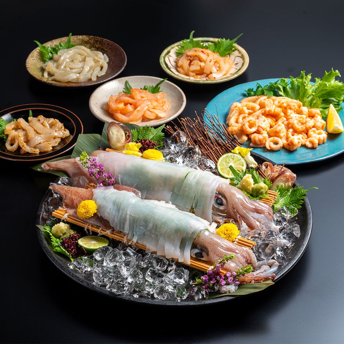 完売】【送料当社負担】玄界灘直送！呼子のイカ食べ尽くしセット(4～6