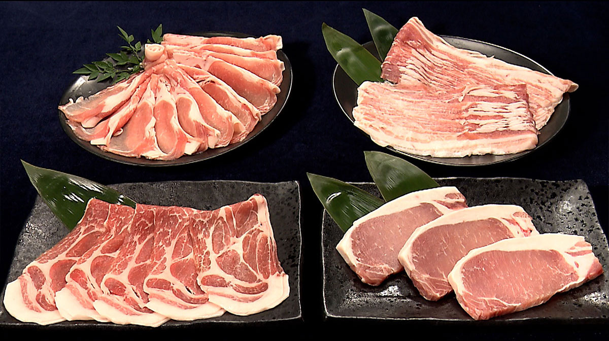 森町産 希少ブランド「ひこま豚」のしゃぶしゃぶ・ステーキセット