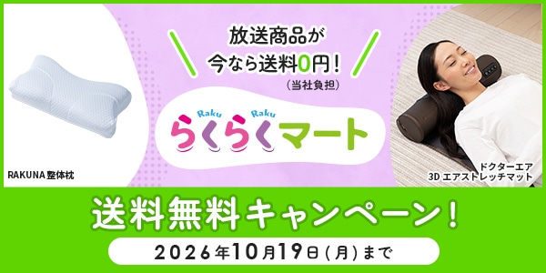 10/12～10/19】【送料無料(当社負担)】RAKUNA 整体枕 2個セット