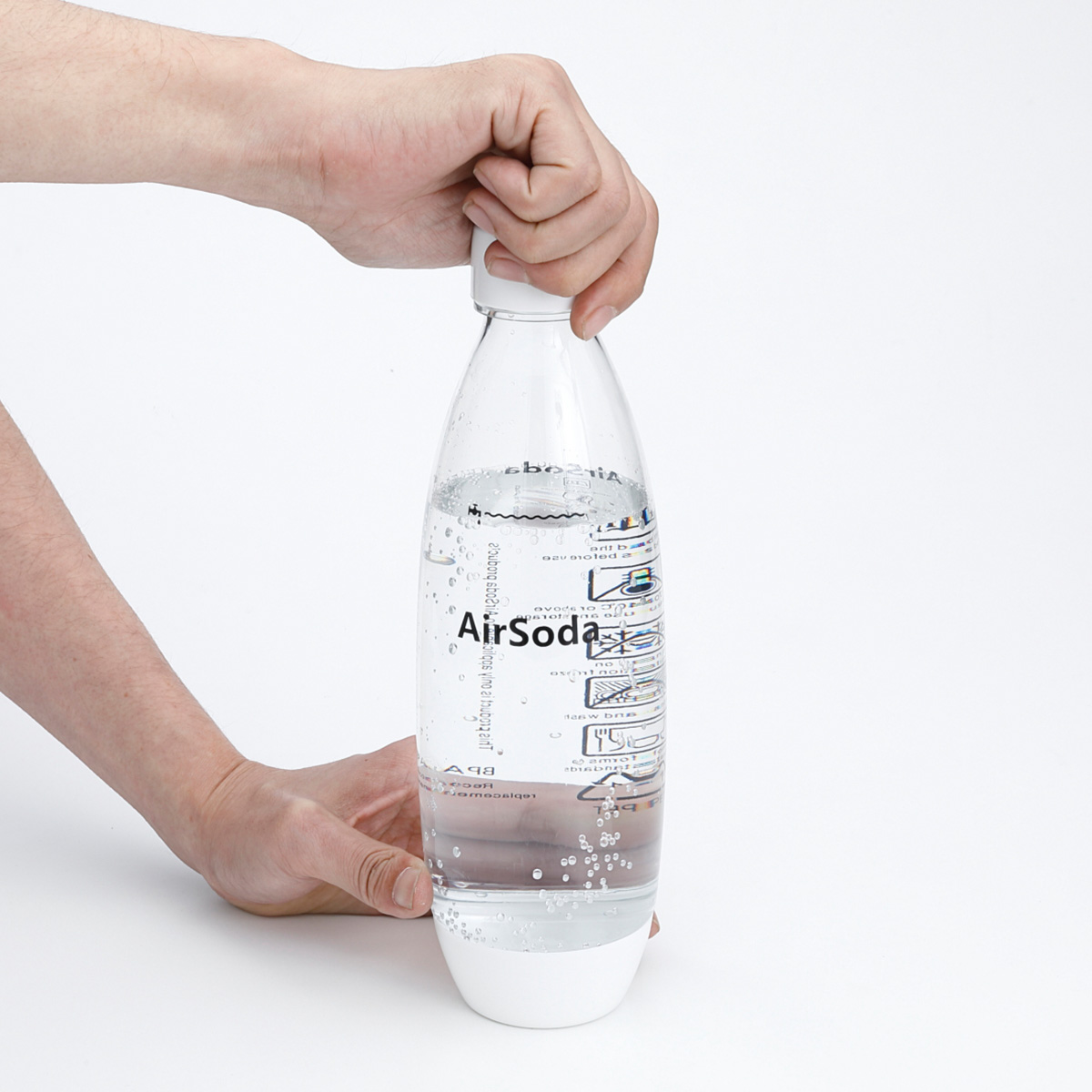 コンパクト炭酸水メーカーAirSoda（エアソーダ）基本セット
