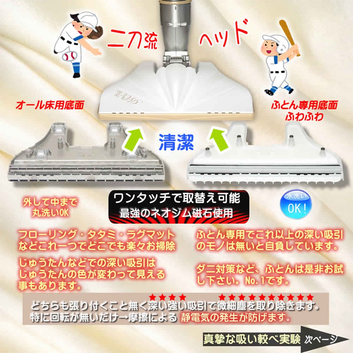 【2/19～2/25】掃除機ヘッド MJ-X