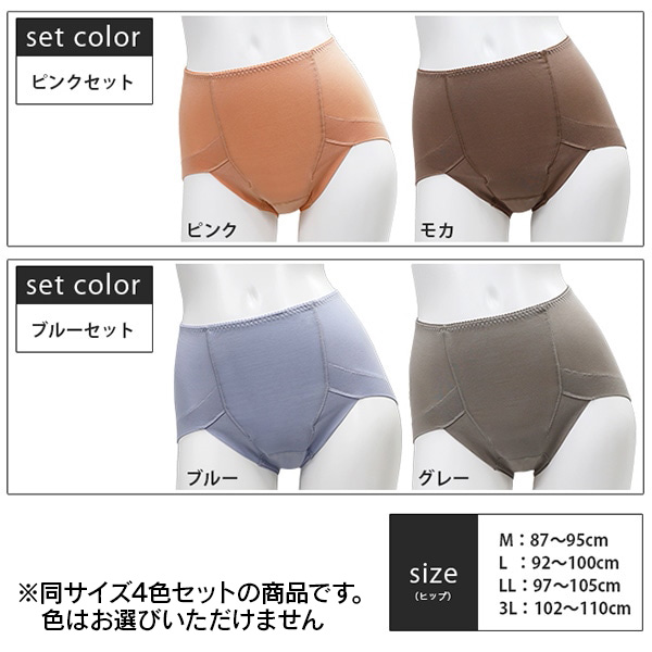 12/11～12/13】スタイルセレブリティ吸水消臭ショーツ 4色セット