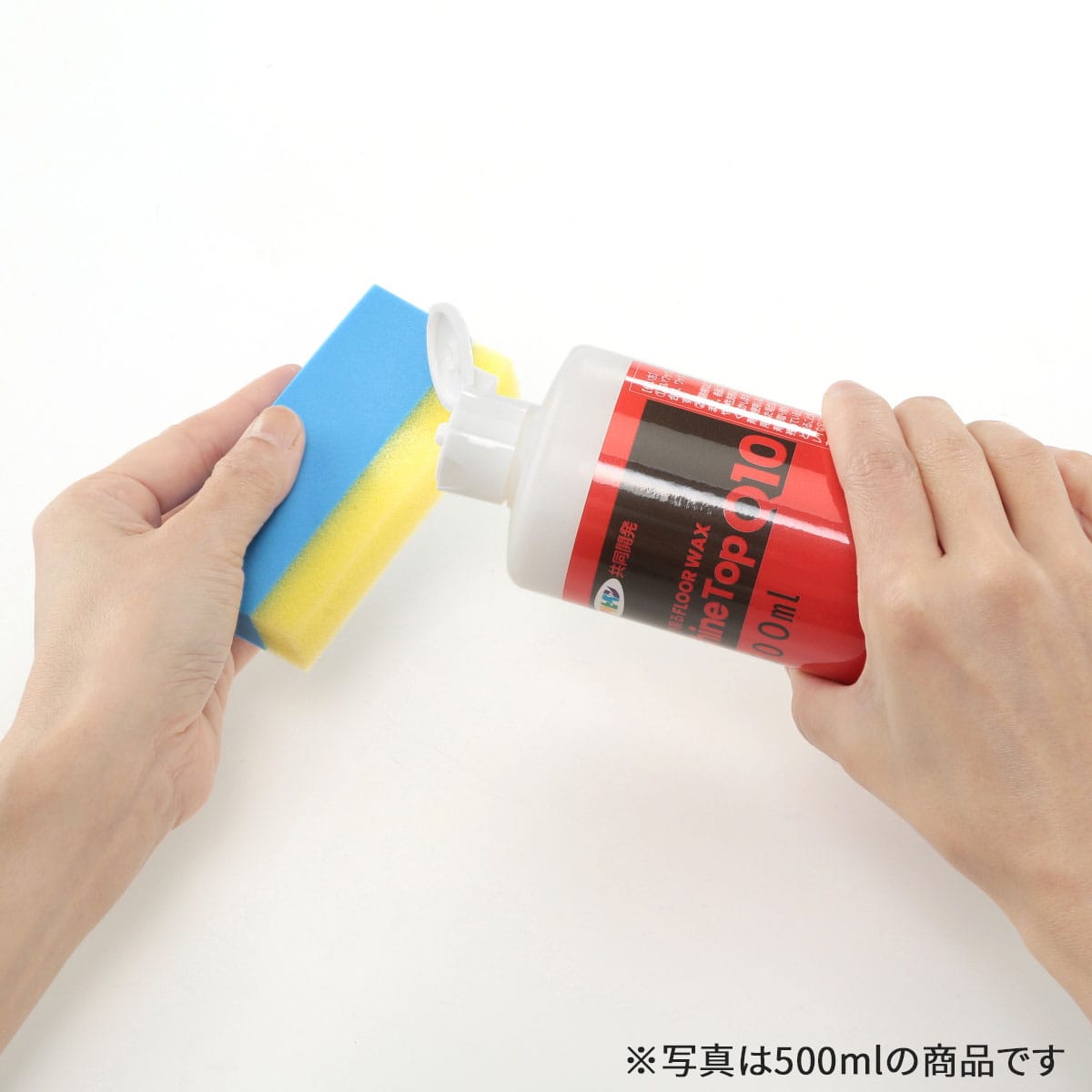 輝きが戻るフロアワックス シャイントップQ10：500ml | ABCミッケ