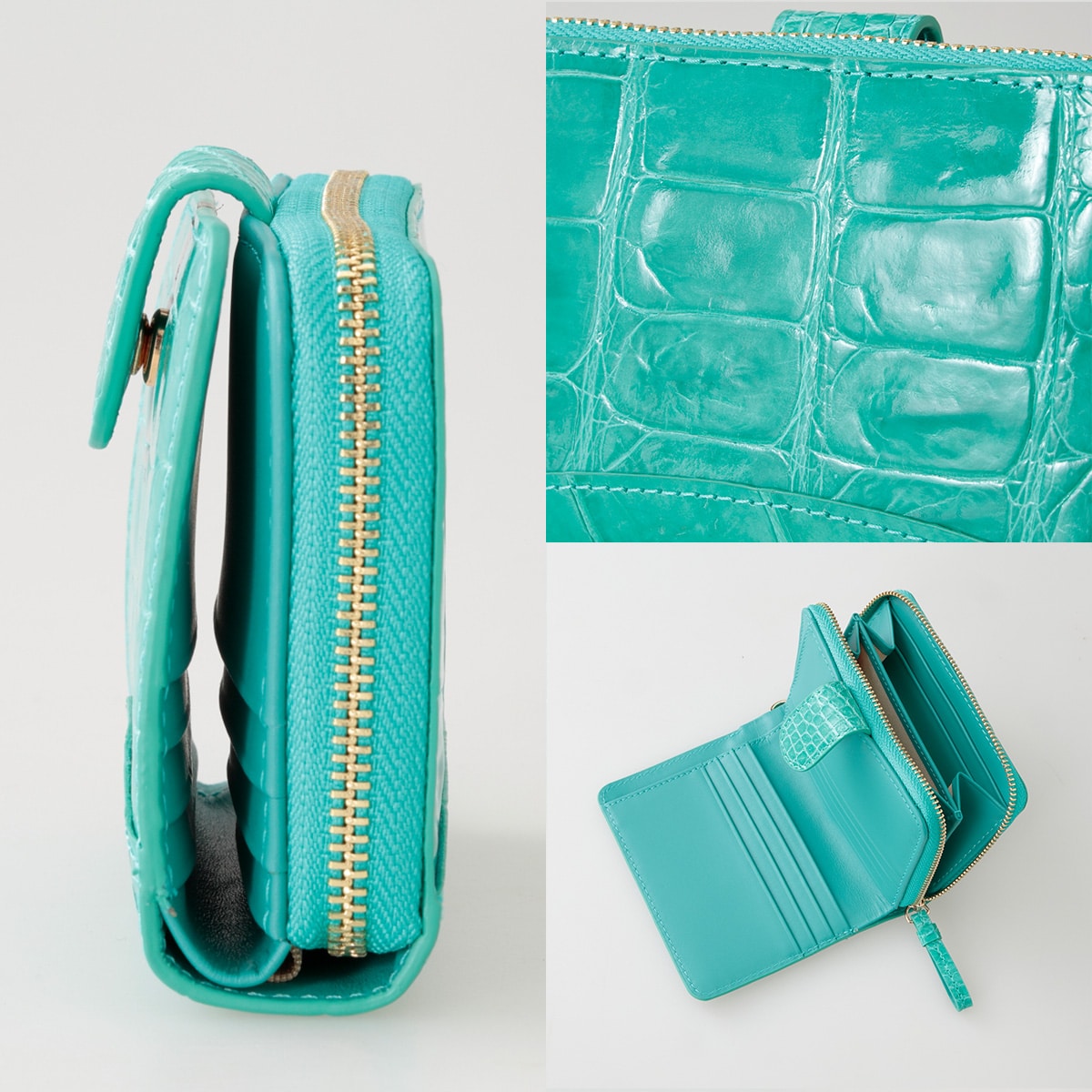 10/14～10/16】イタリアZUMA社シャイニングクロコ財布 | ABC