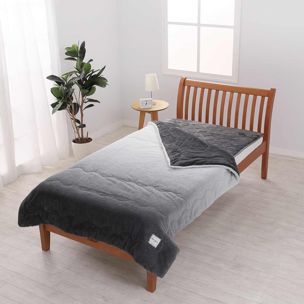 12/15～12/22】nishikawa 速暖寝具セット ホッとねる/セミダブルサイズ