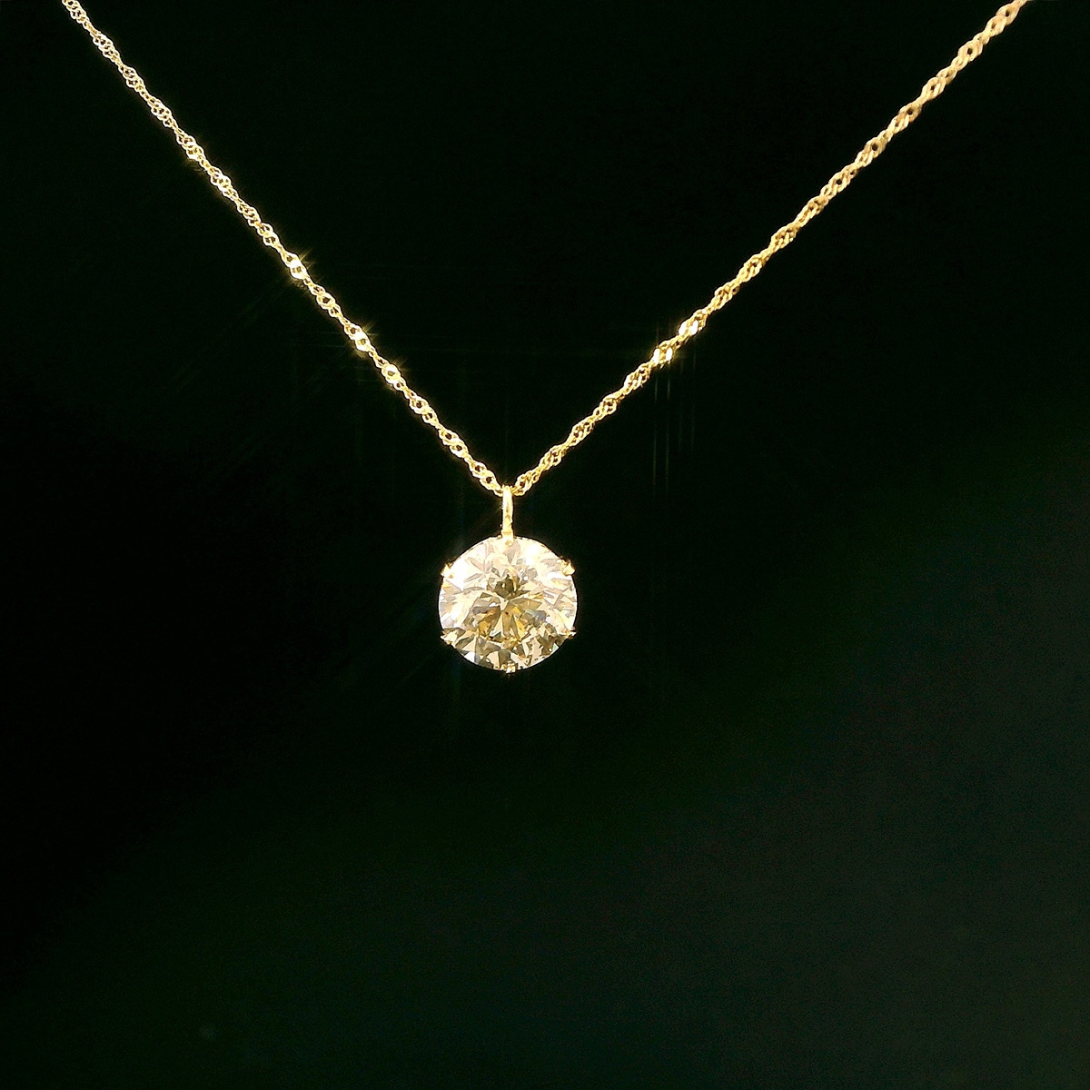 松屋銀座外商部 大粒1.3ctダイヤモンドペンダント | ABCミッケ