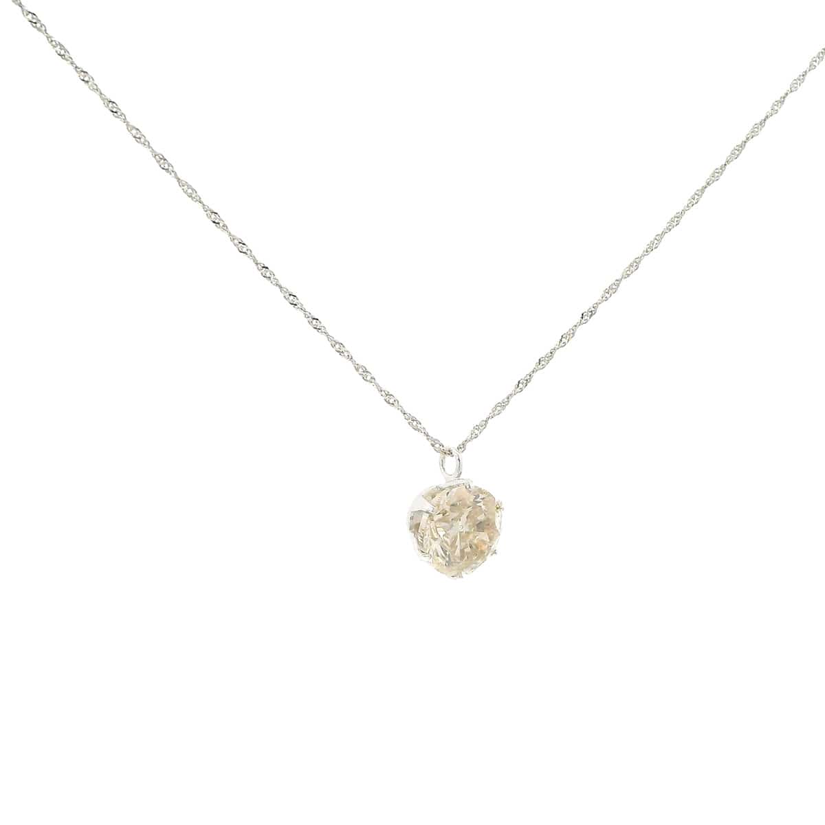 松屋銀座外商部 大粒1.3ctダイヤモンドペンダント | ABCミッケ