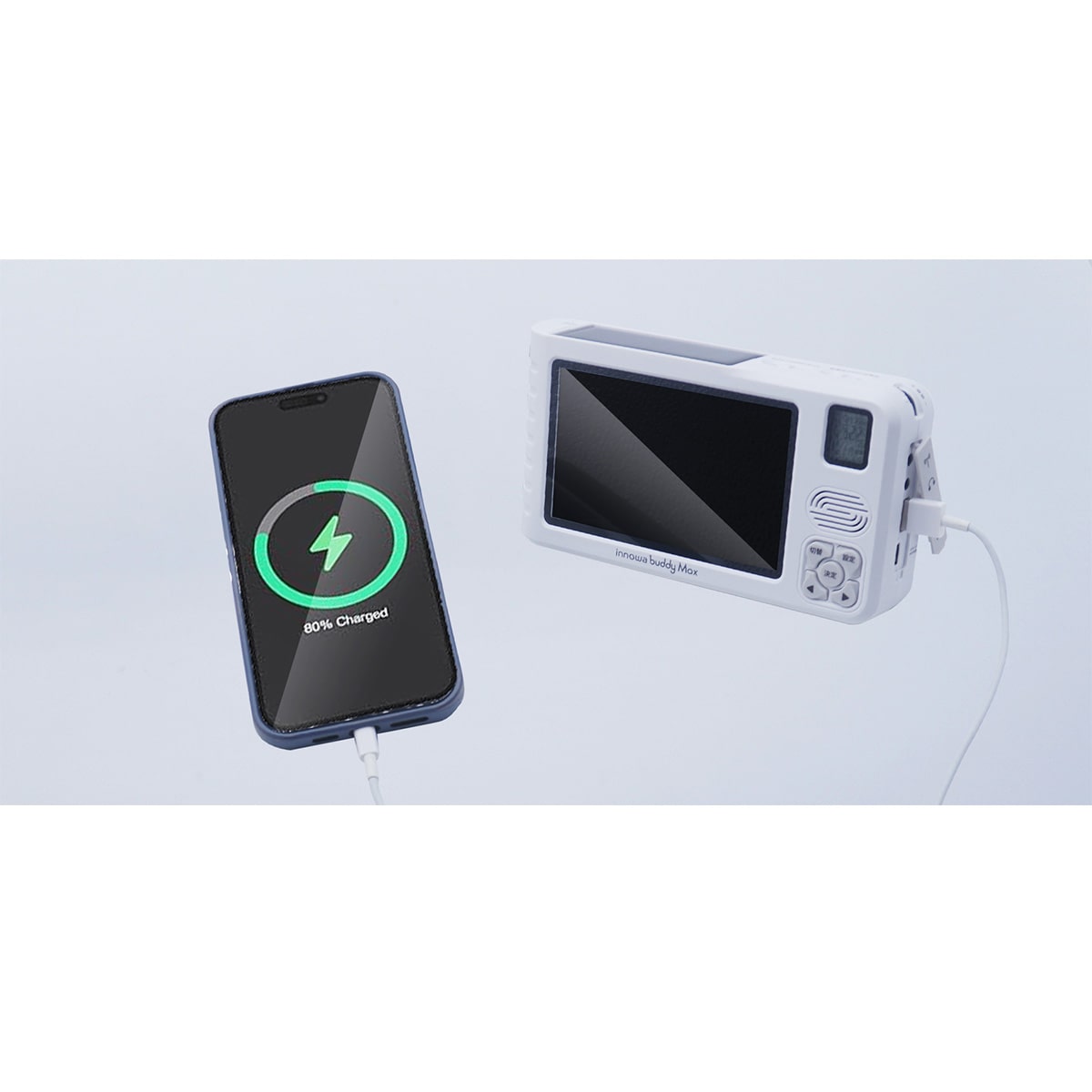 【未使用】 innowa buddy Max ポータブルテレビ ラジオ 5インチ Amazon.co.jp: innowa(イノワ) buddy Max 手回し ソーラー充電