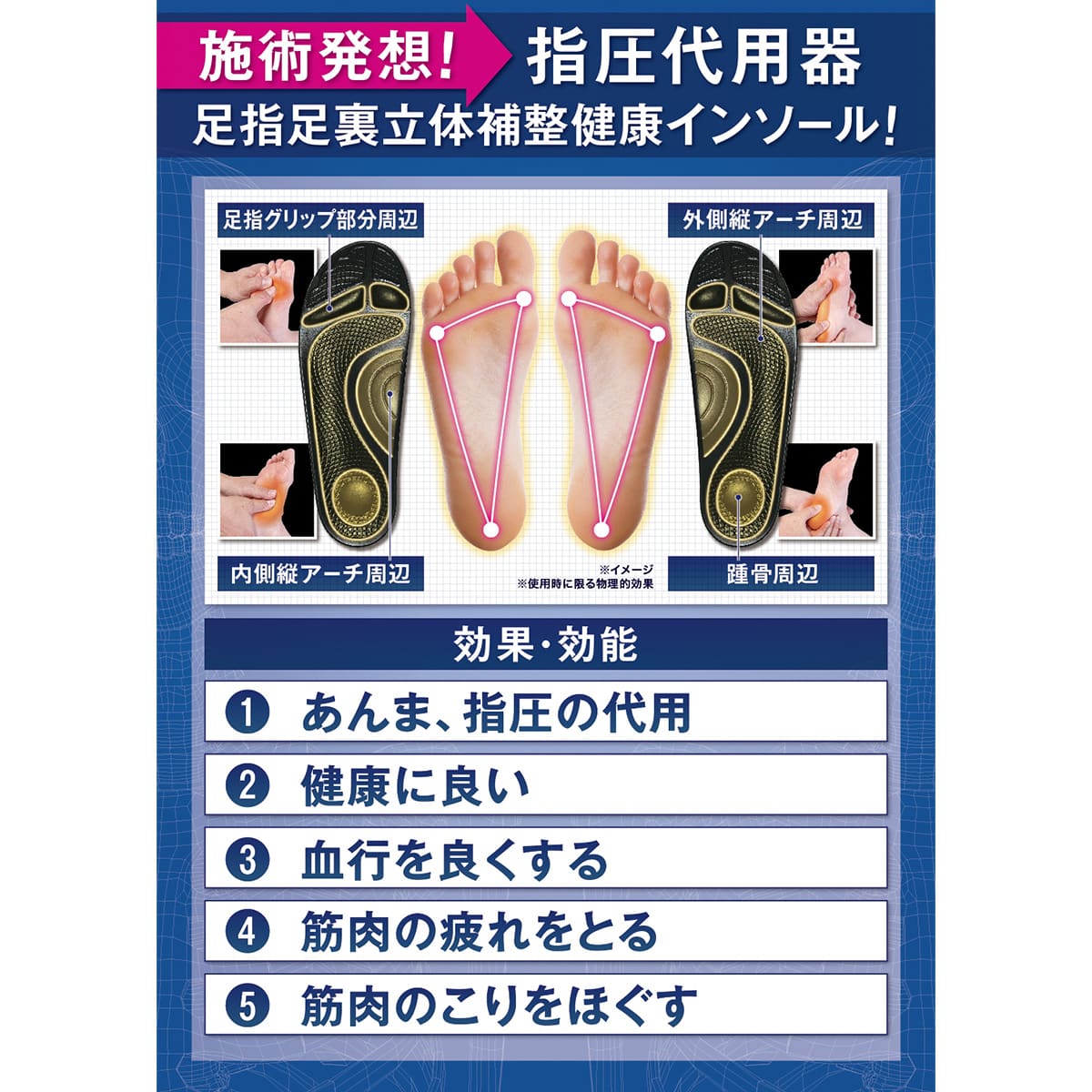 7/20～7/27】【送料当社負担】整体師が本気で考えた足指足裏立体健康