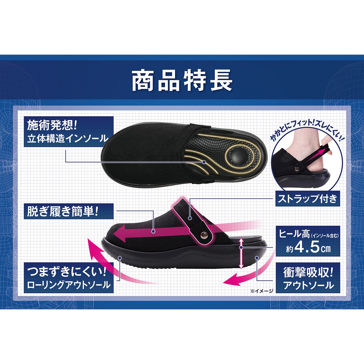 整体師が本気で考えた足指足裏立体健康サボシューズ | ABCミッケ