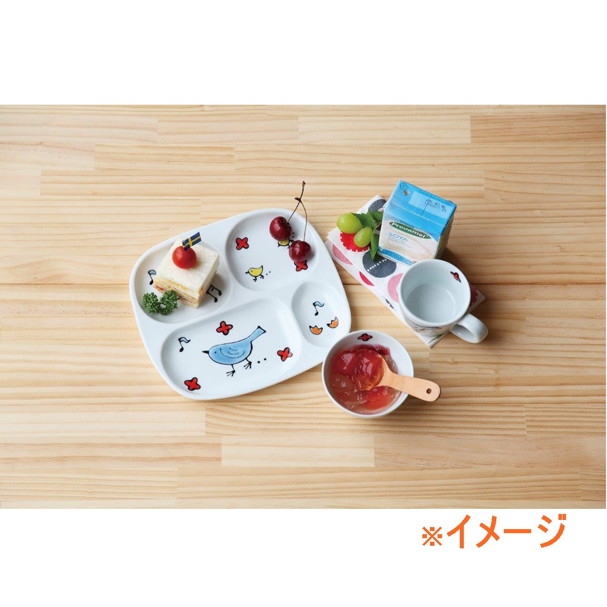【KIDS DISH】ことり 姫茶碗 3個セット