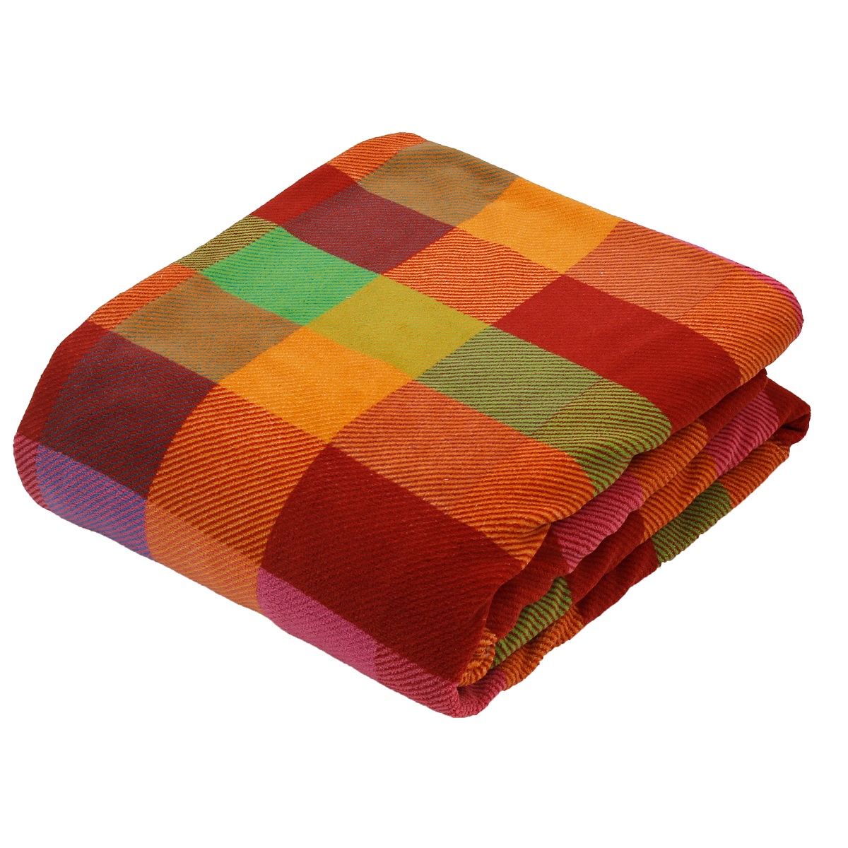 【西川】毛布カバー　あたたかウォームチェック　毛布一体型ふとんカバー：シングル