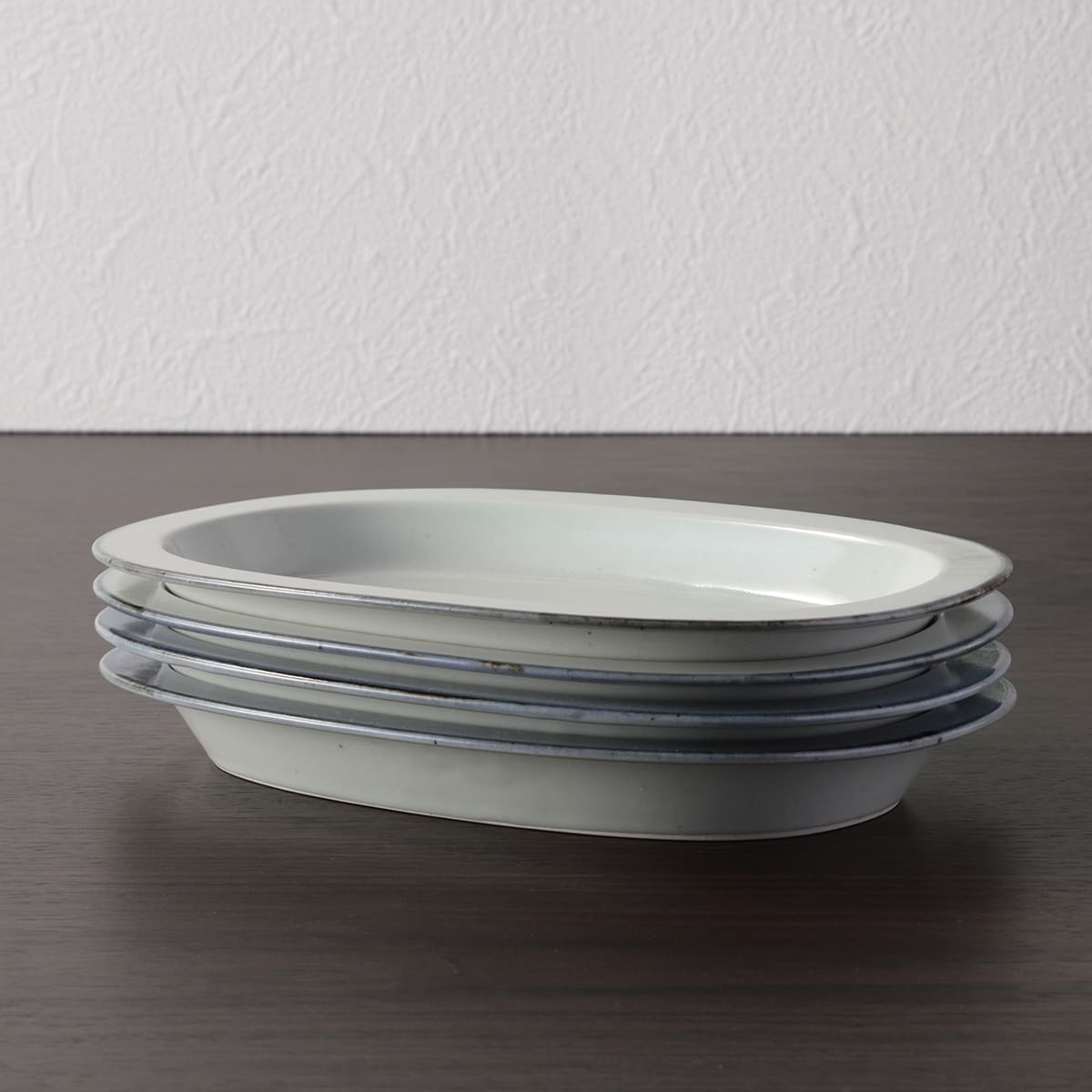 楕円皿14枚と深皿10枚 楽天市場】【細十草】16×14cm 五〇楕円深皿 プレート 皿 ボウル