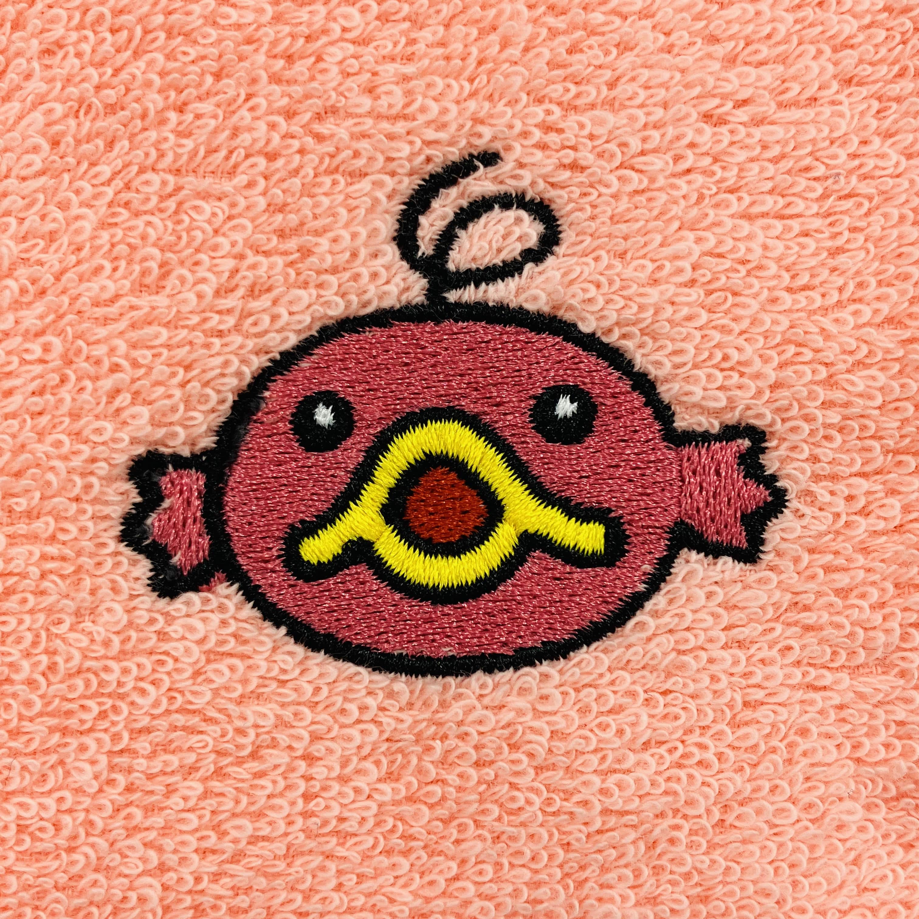 エビシー 刺繍ハンドタオル（ピンク） | ABCミッケ｜【公式】ABC