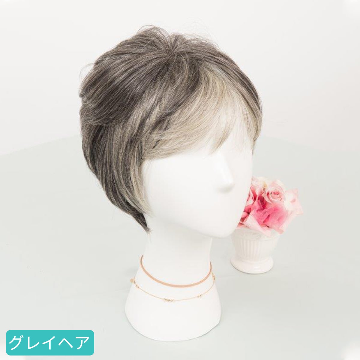 未使用！銀座サロン　KAZUE WIG　フェミニンショート　ダークブラウン