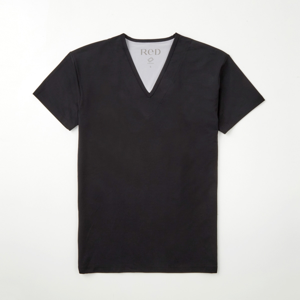 【2枚】リカバリーウェア Red Mサイズ ブラック　肩コリ改善&COOL ReD 【3着購入で15%OFF】リカバリーウェア 肩コリ改善 Uネックインナー