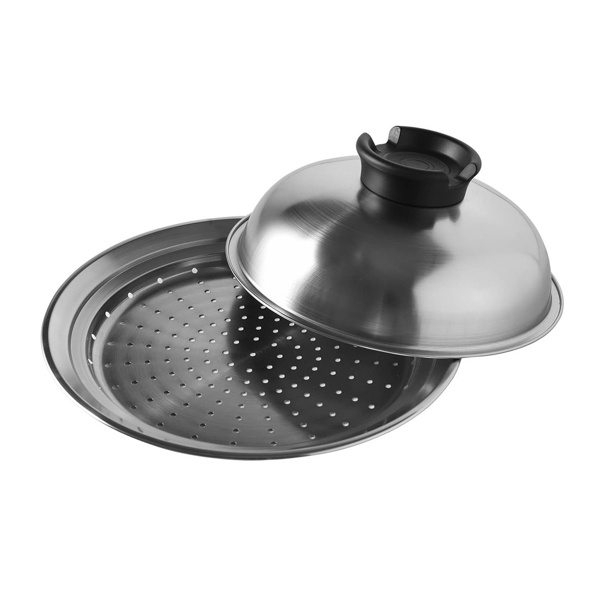 のせるだけ蒸し器＆ステンレス卓上鍋21cmセット | ABCミッケ