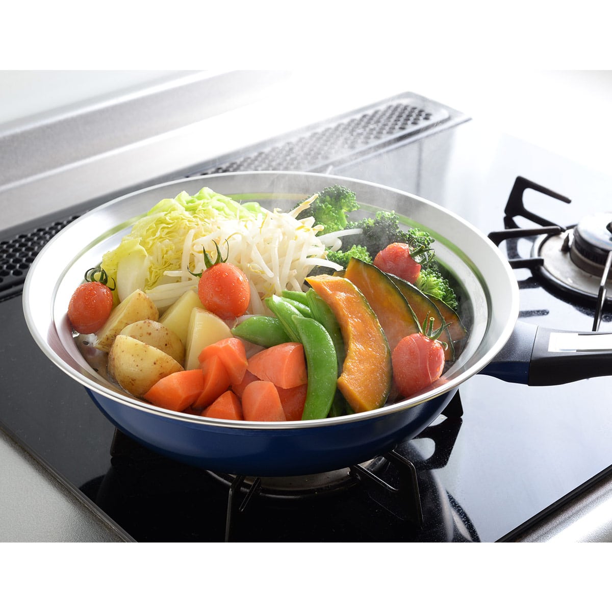 両面使い　蒸し器　鍋 蒸し器付鍋 - 宮崎製作所公式ウェブサイト